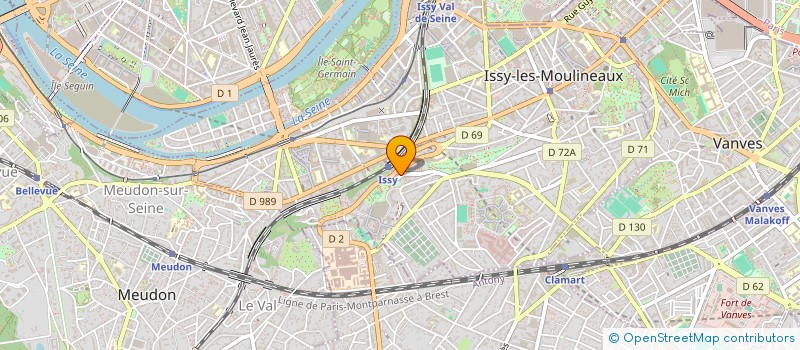 localisation de l'entreprise ESPERANTO 27 à ISSY-LES-MOULINEAUX