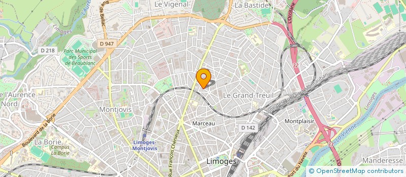 localisation de l'entreprise ESPERANTO à LIMOGES