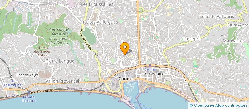 localisation de l'entreprise ESPERANTO à CANNES