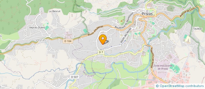 localisation de l'entreprise ESPERANTO  PRIVAS