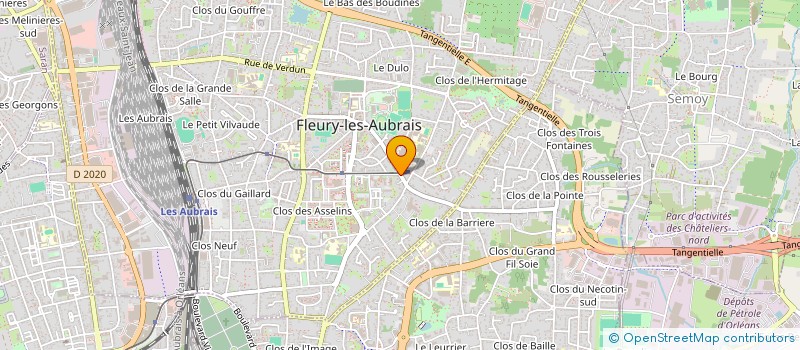 localisation de l'entreprise ESPERANTO-DEVELOPPEMENT-45 à FLEURY-LES-AUBRAIS