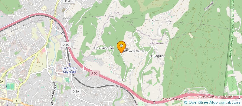 localisation de l'entreprise ESPERANTO PROVENCE  LA CIOTAT