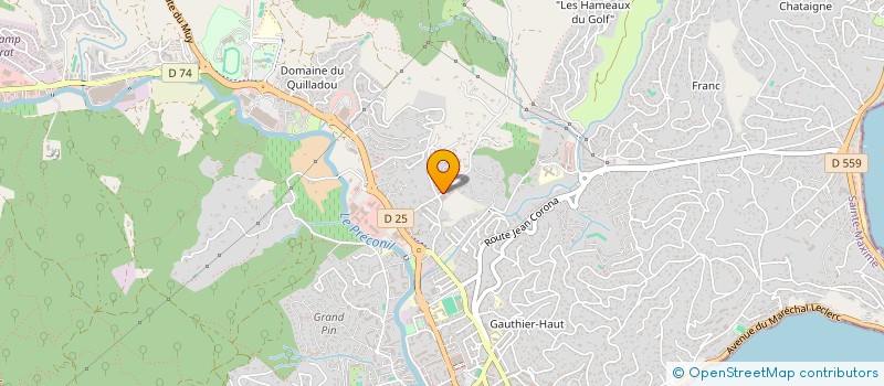 localisation de l'entreprise ESPERANTZA à SAINTE-MAXIME
