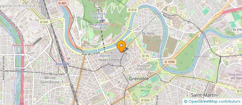 localisation de l'entreprise ESPERANZA à GRENOBLE