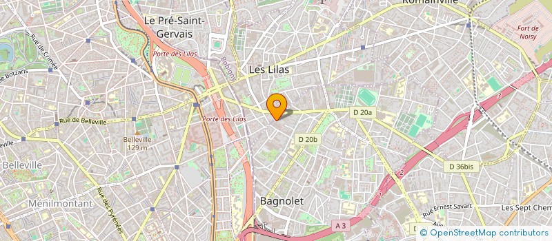 localisation de l'entreprise ESPERANZA  BAGNOLET