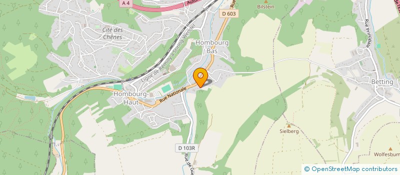 localisation de l'entreprise ESPERANZA à HOMBOURG-HAUT