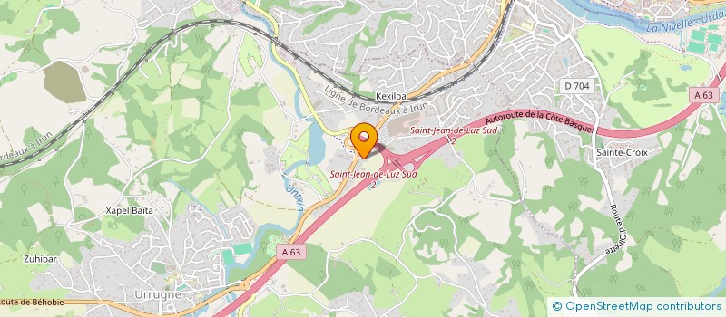 localisation de l'entreprise ESPERANZA  URRUGNE