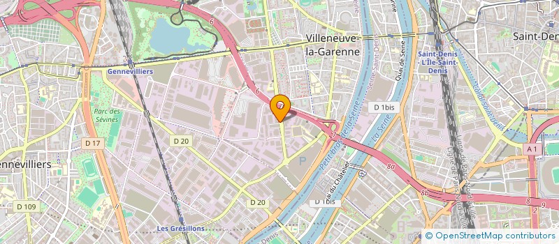 localisation de l'entreprise ESPERANZA CAFE à VILLENEUVE-LA-GARENNE