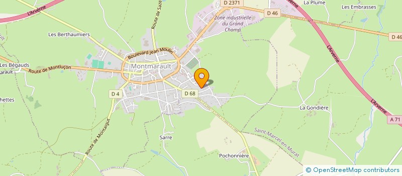 localisation de l'entreprise ESPERANZA FAMILIA  MONTMARAULT