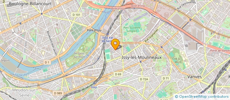 localisation de l'entreprise ESPERDEV à ISSY-LES-MOULINEAUX