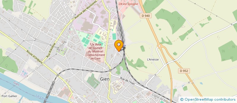 localisation de l'entreprise ESPERENTO à GIEN
