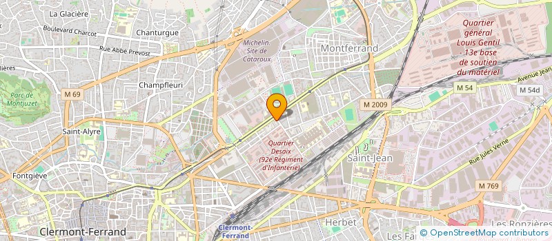 localisation de l'entreprise ESPERENZA  CLERMONT-FERRAND