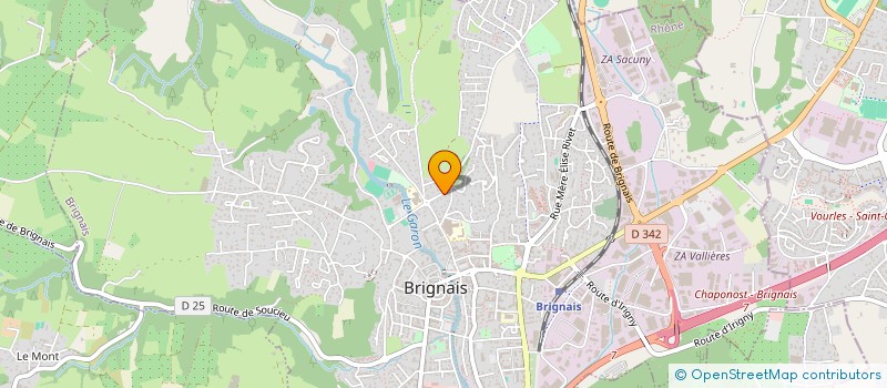 localisation de l'entreprise ESPERIA  BRIGNAIS