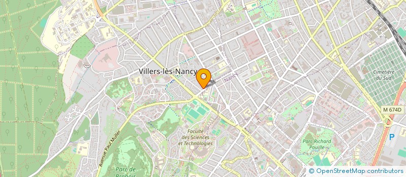 localisation de l'entreprise ESPERLUETTE 1 à VILLERS-LES-NANCY