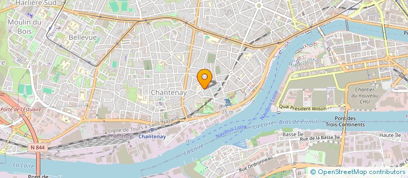 localisation de l'entreprise ESPERLUETTE  NANTES