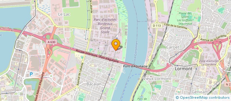 localisation de l'entreprise ESPERLUETTE  BORDEAUX