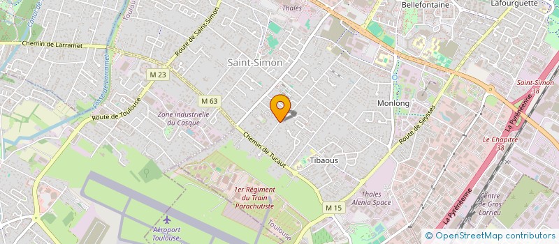 localisation de l'entreprise ESPERLUETTE à TOULOUSE