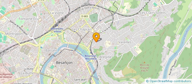 localisation de l'entreprise ESPERLUETTE COMPAGNIE CIRCASSIENNE  BESANCON