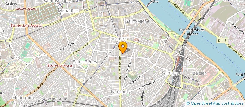 localisation de l'entreprise &  ESPERLUETTE  LABORATOIRE EXPRESSION  BORDEAUX