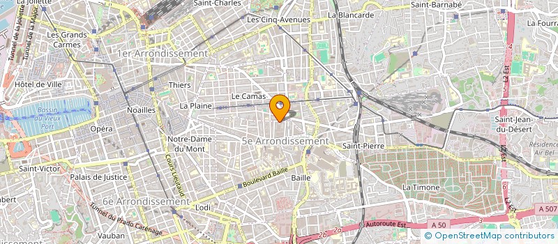 localisation de l'entreprise ESPERLUETTE STUDIO  MARSEILLE