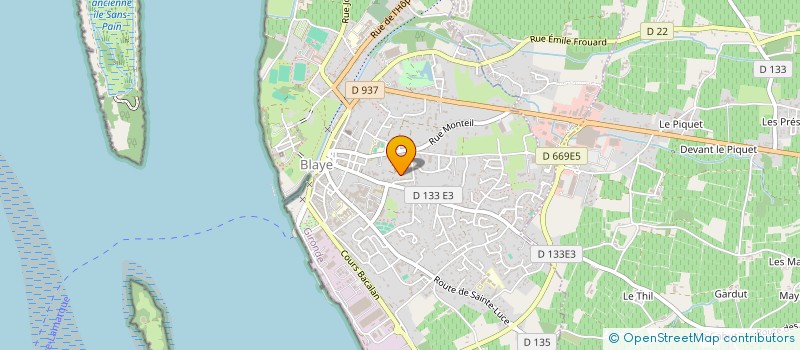 localisation de l'entreprise ESPERO à BLAYE