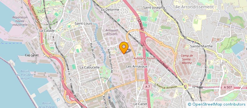 localisation de l'entreprise ESPEROO à MARSEILLE