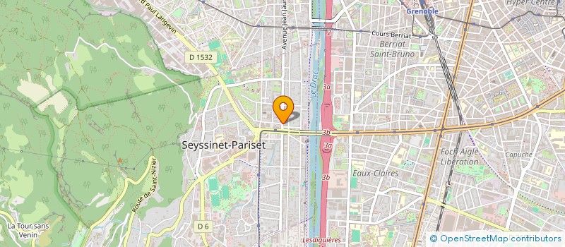 localisation de l'entreprise ESPERTO CONSEILS à SEYSSINET-PARISET