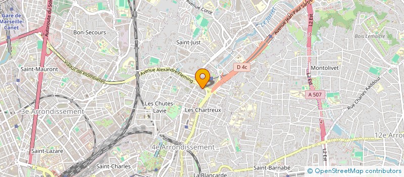 localisation de l'entreprise ESPF SECURITE à MARSEILLE