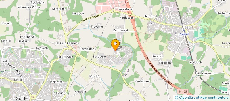 localisation de l'entreprise ESPHIR  GUIDEL