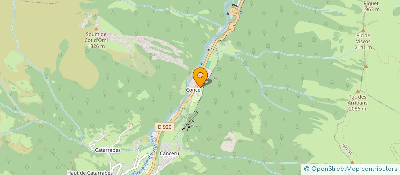 localisation de l'entreprise ESPIA  CAUTERETS