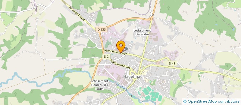 localisation de l'entreprise ESPIA à HAGETMAU