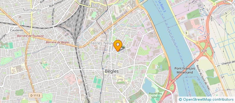 localisation de l'entreprise ESPIABOT à BEGLES