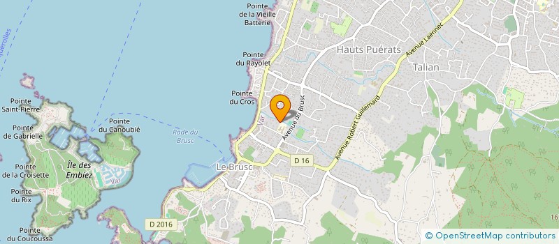 localisation de l'entreprise ESPIE INVESTISSEMENT à SIX-FOURS-LES-PLAGES
