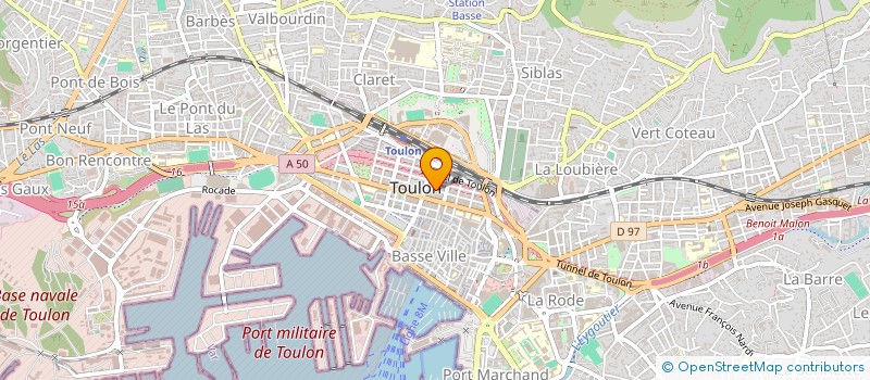 localisation de l'entreprise ESPIGOULE  TOULON