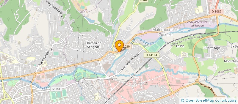 localisation de l'entreprise ESPINASSE à MALEMORT