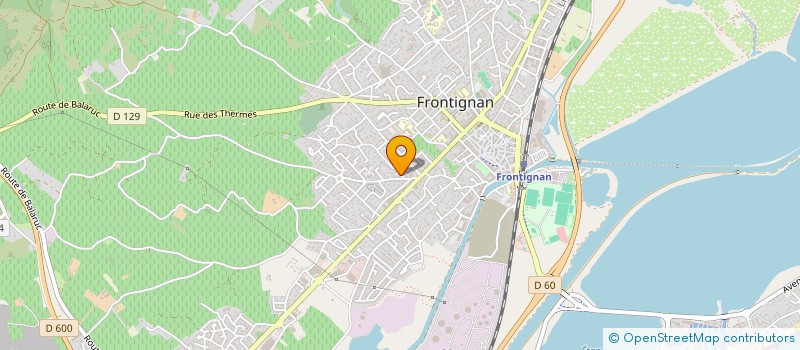 localisation de l'entreprise ESPINASSE AUBERT POUSSINES à FRONTIGNAN