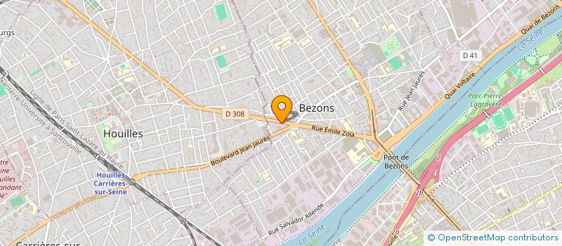 localisation de l'entreprise ESPINHEIRO à BEZONS