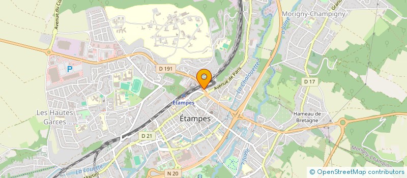 localisation de l'entreprise ESPIRITO CAPOEIRA à ETAMPES