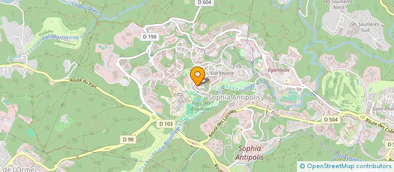 localisation de l'entreprise ESPITALIER à VALBONNE