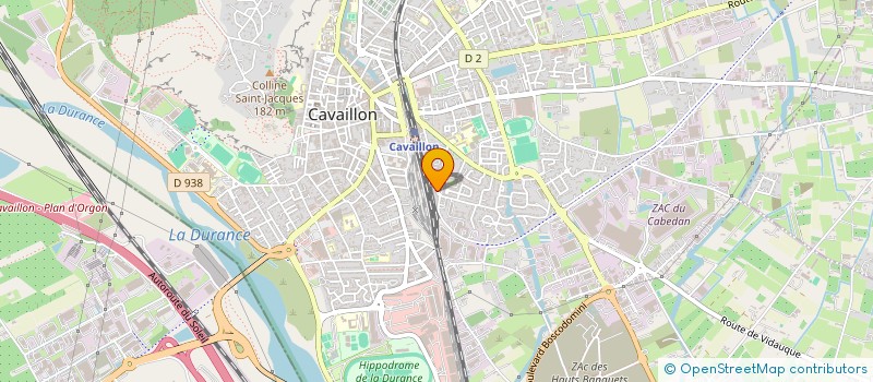 localisation de l'entreprise ESPITALLIER FRERES  CAVAILLON