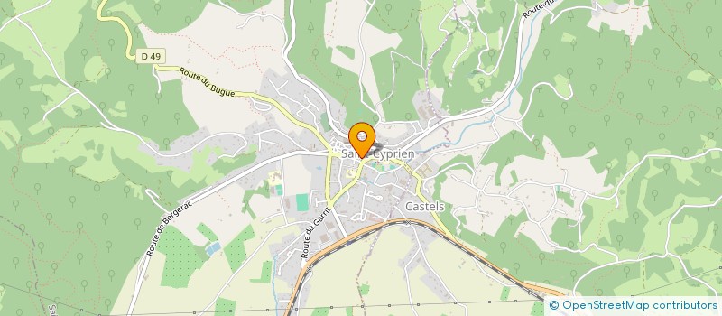 localisation de l'entreprise ESPITCONSTRUCTION à VEZAC