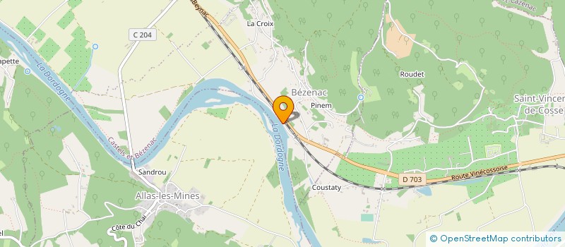 localisation de l'entreprise ESPITIMMO  SAINT-VINCENT-DE-COSSE