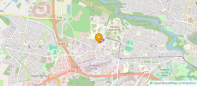 localisation de l'entreprise ESPL-ECOLE SUPERIEURE DES PAYS DE LOIRE à ANGERS