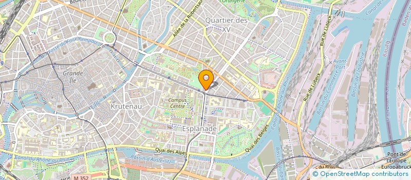 localisation de l'entreprise ESPLANADE INVEST à STRASBOURG