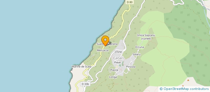 localisation de l'entreprise ESPLORAZIONI IN CORSICA à CANARI