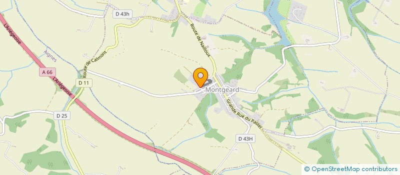 localisation de l'entreprise ESPM 1708  MONTGEARD