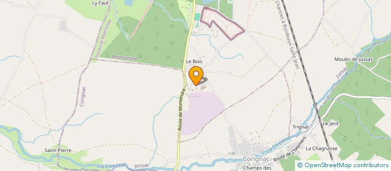 localisation de l'entreprise ESPO  MONTENDRE