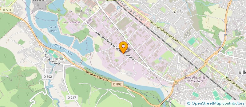 localisation de l'entreprise ESPOEY 64  ESPOEY