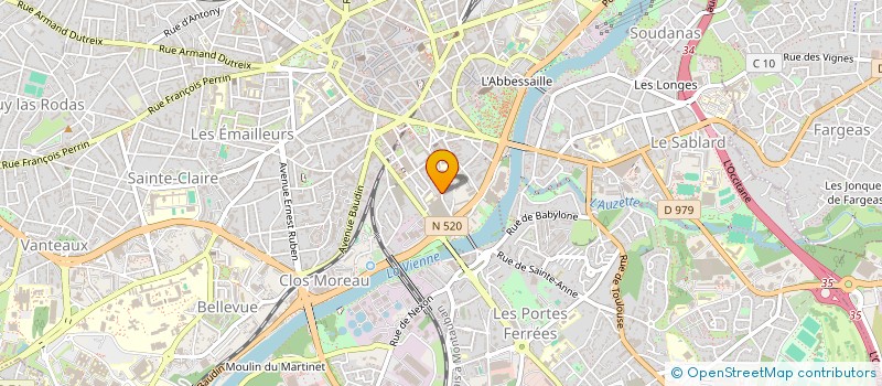 localisation de l'entreprise ESPOI'ART à LIMOGES
