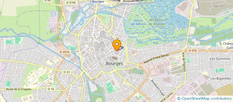 localisation de l'entreprise ESPOIR 18 à BOURGES